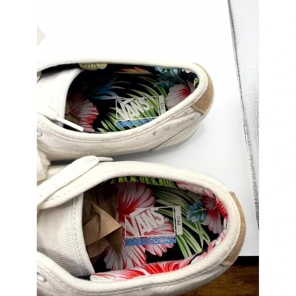Vans Chukka Low Men 13 Sneaker Marshmallow Natural White Canvas Skateboard Shoes